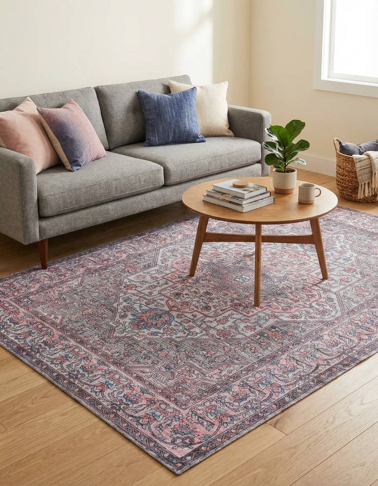 Detail image of 6' x 9'  Washable Mangata Rug