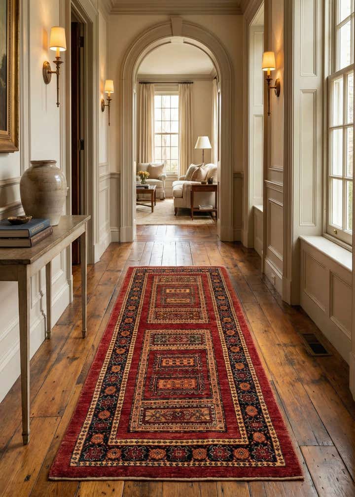 2' 9 x 6' 9 Kashkuli Runner Rug