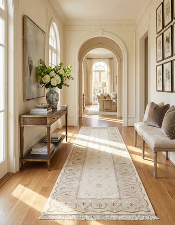 2' 11 x 13' 1 Hand Knotted Darya Wool Runner Rug