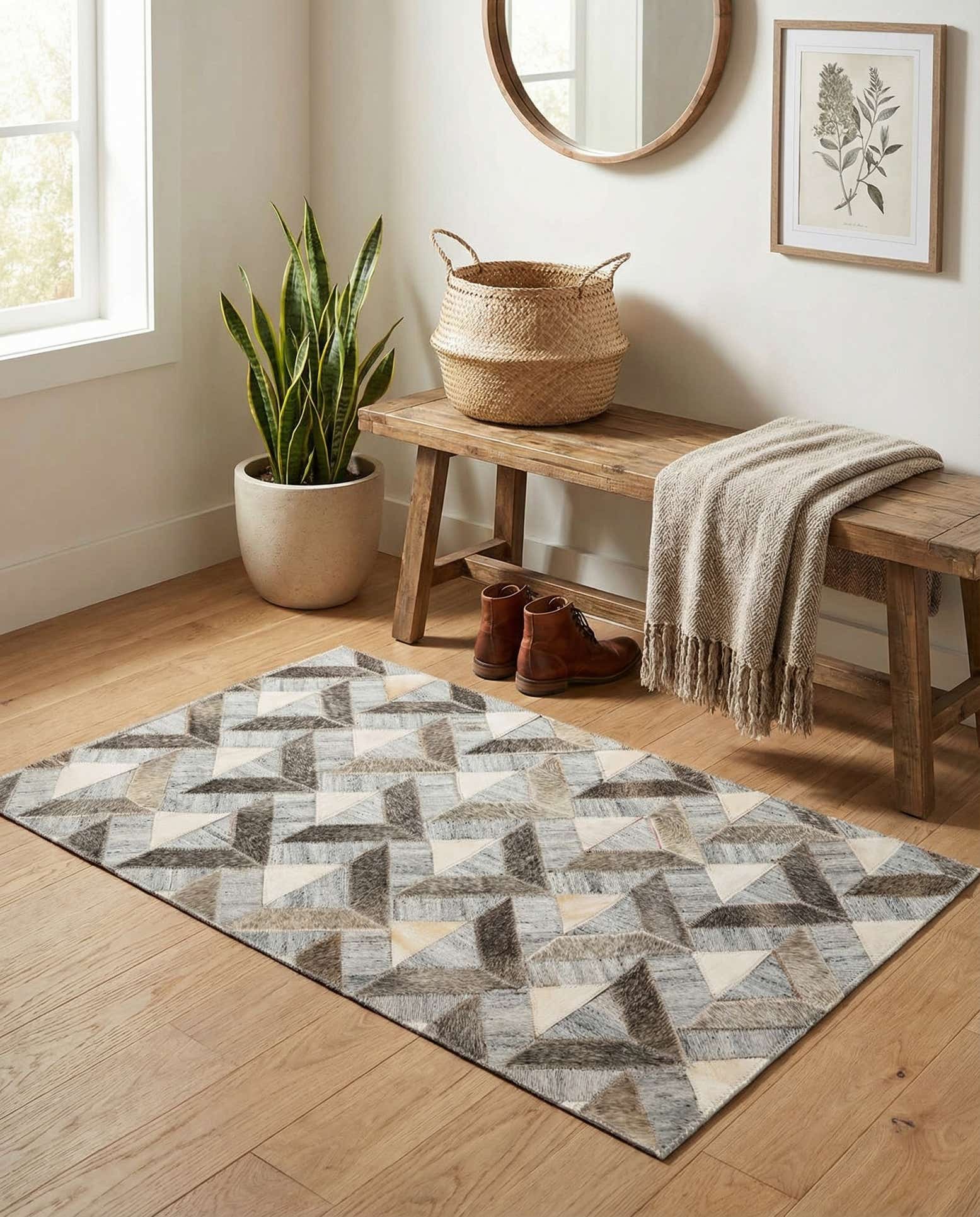 2' x 3' Cowhide Rug