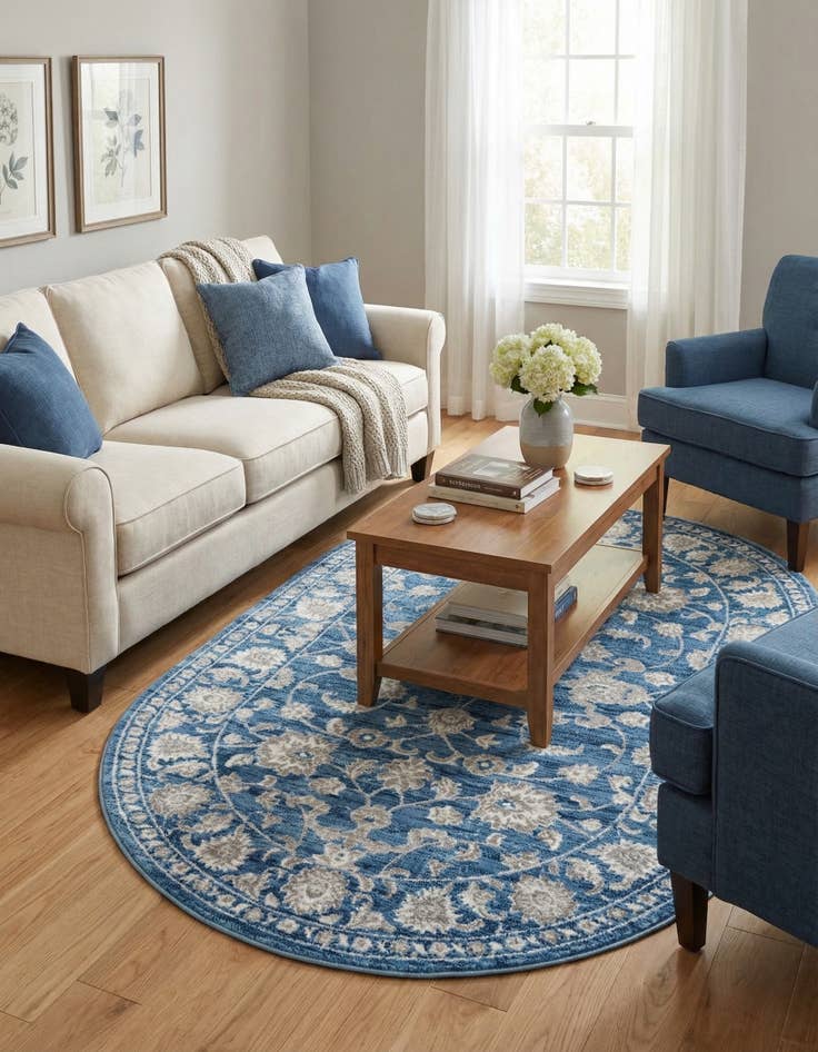 Detail image of 5' 3 x 8' Boston Oval Rug