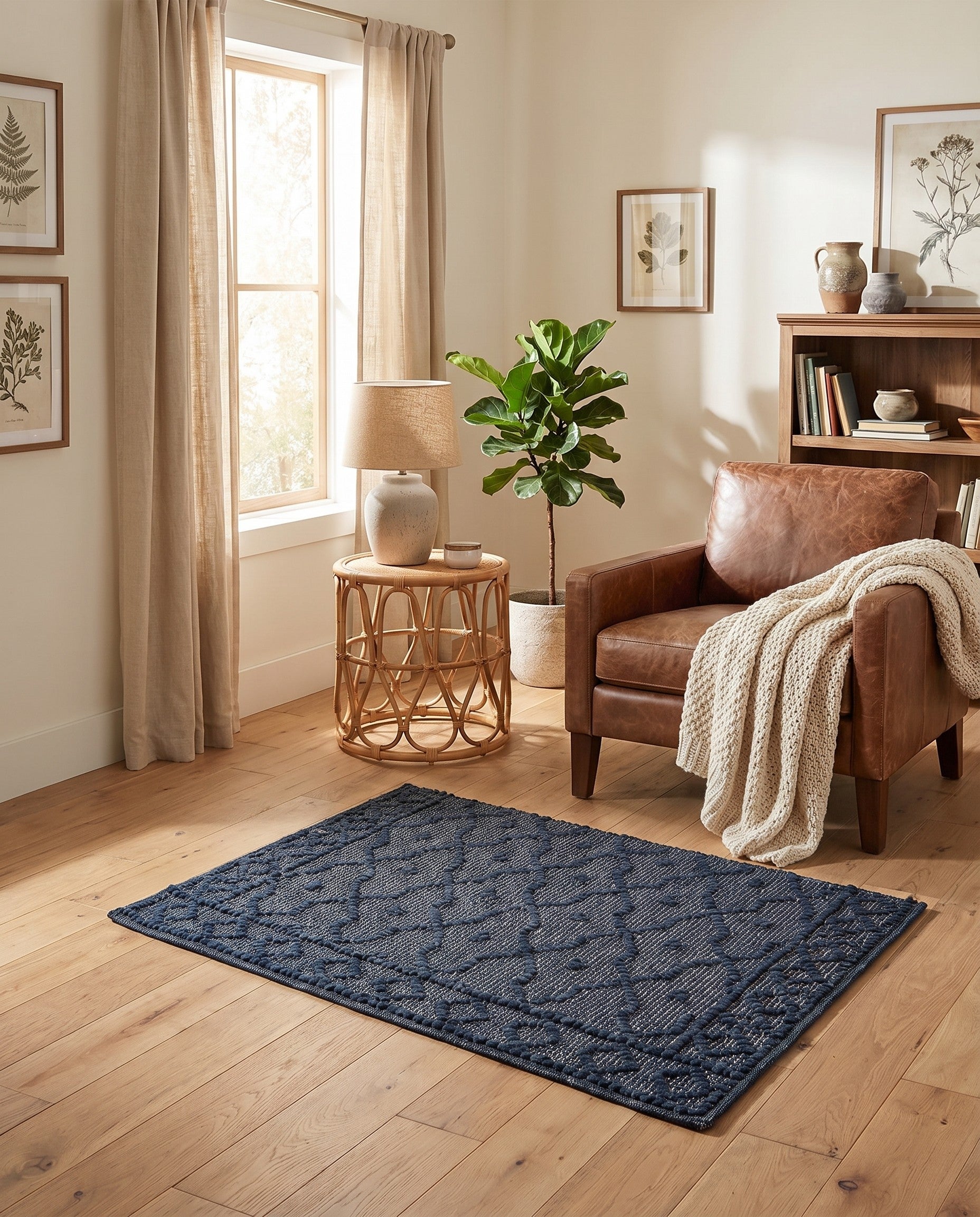 3' 1 x 5' 1 Hand Woven Larsa Jute Rug