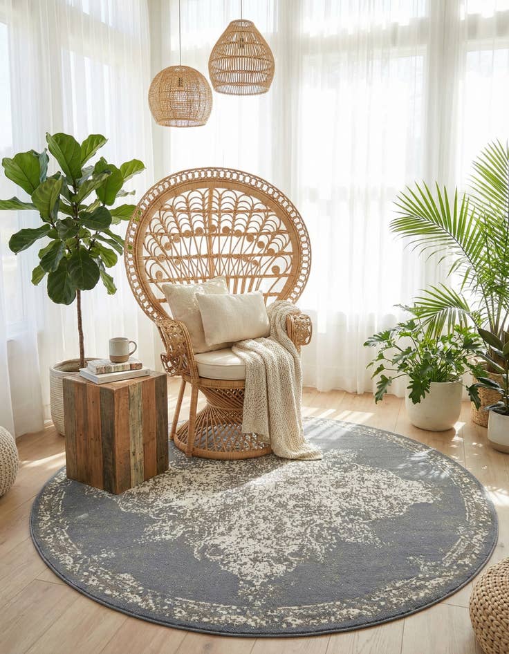 Detail image of 8' x 8' Sahara Round Rug