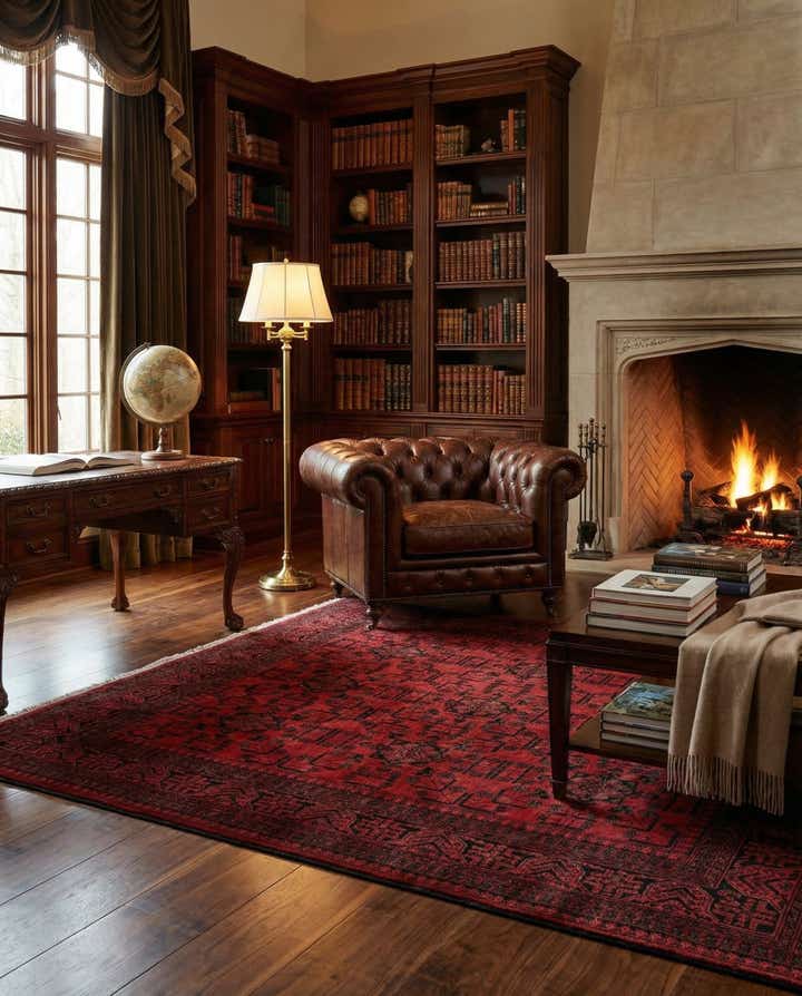 6' 7 x 9' 8 Hand Knotted Khal Mohammadi Wool Rug