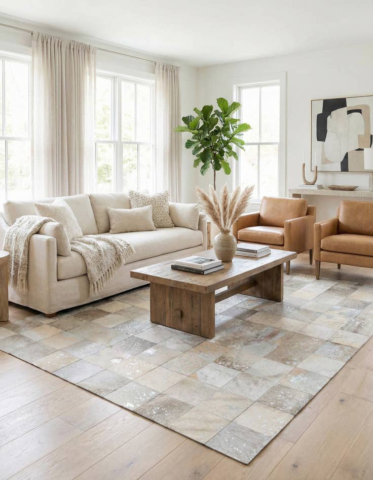 Detail image of 5' x 8' Cowhide Rug