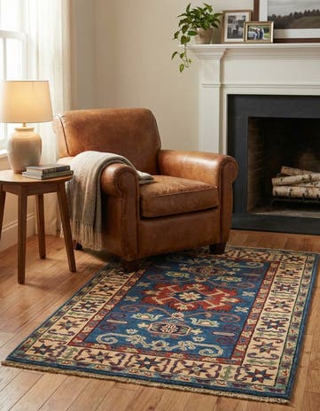 2' 9 x 4' 1 Hand Knotted Kazak Rug