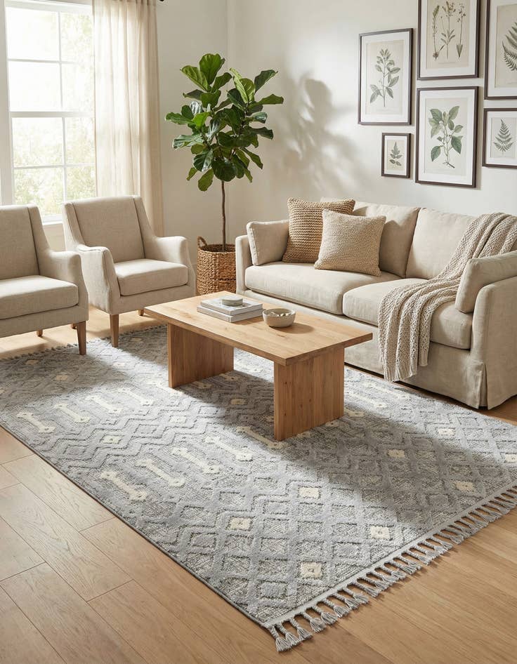 Detail image of 5' 3 x 8' Arlo Rug