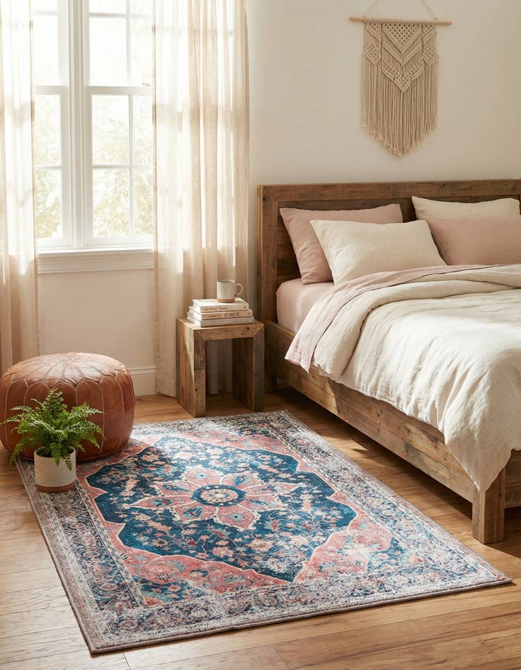 Detail image of 2' x 3'  Washable Yara Rug