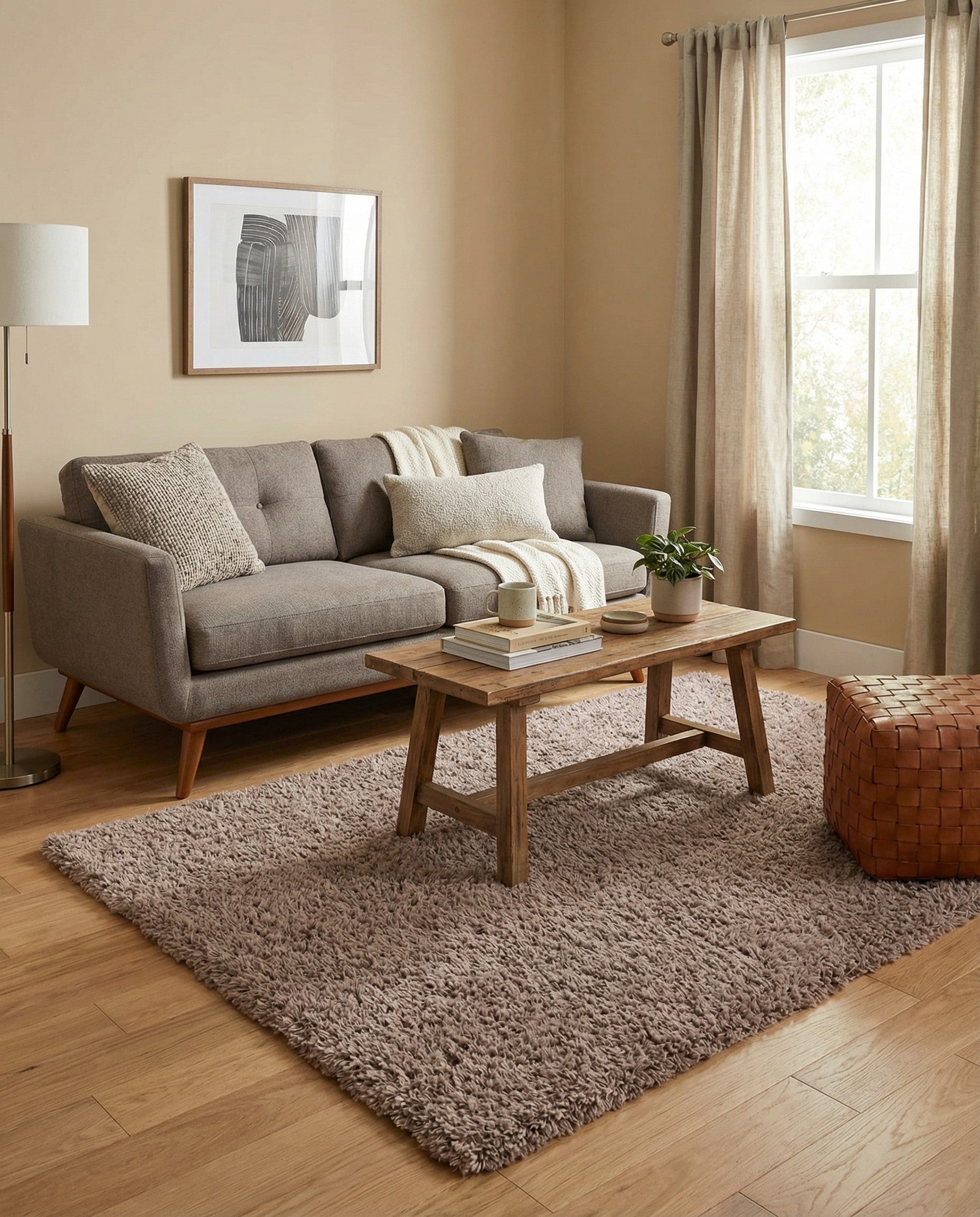  4' x 6' Infinity Shag Rug