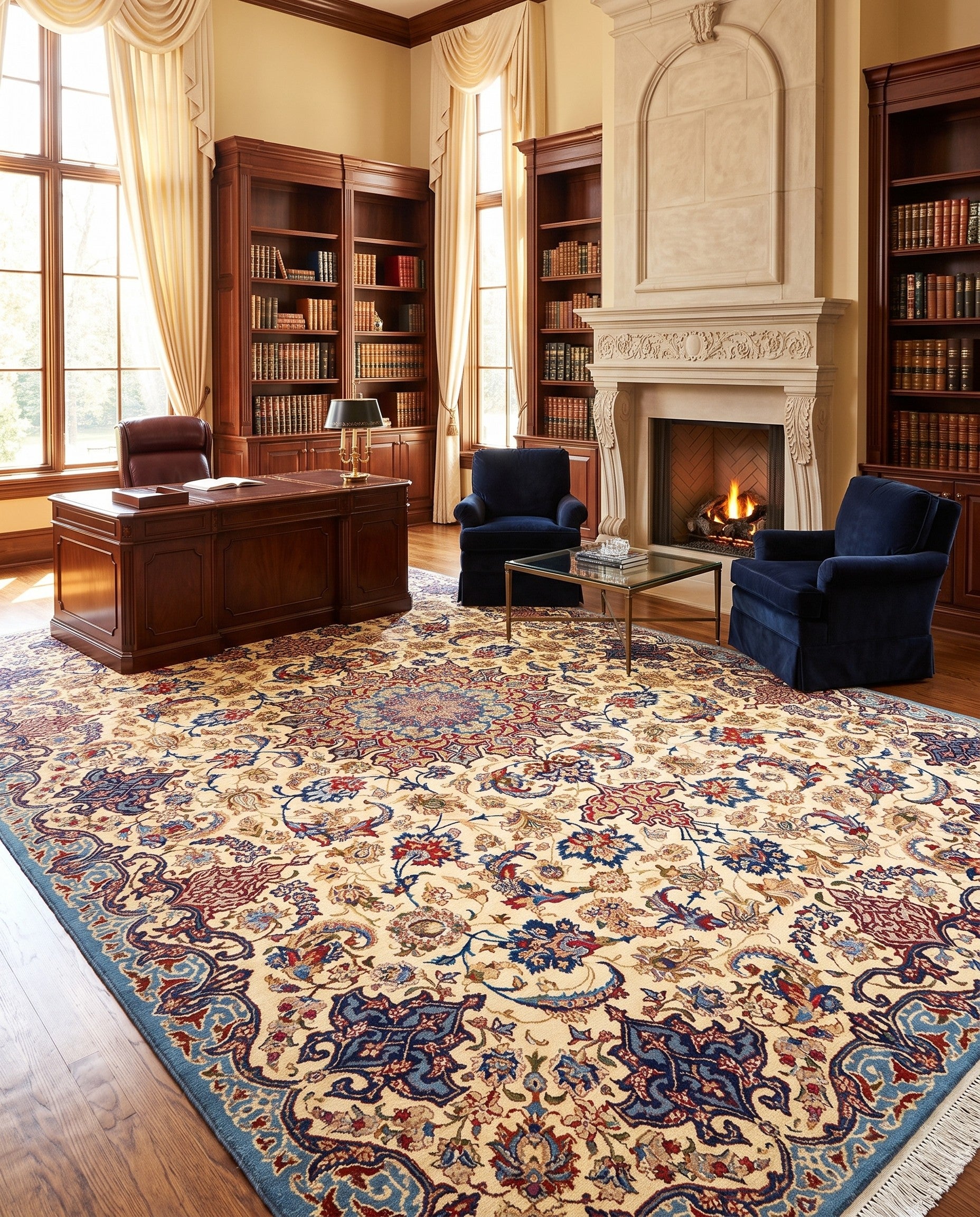 10' 2 x 14' 5 Najafabad Rug