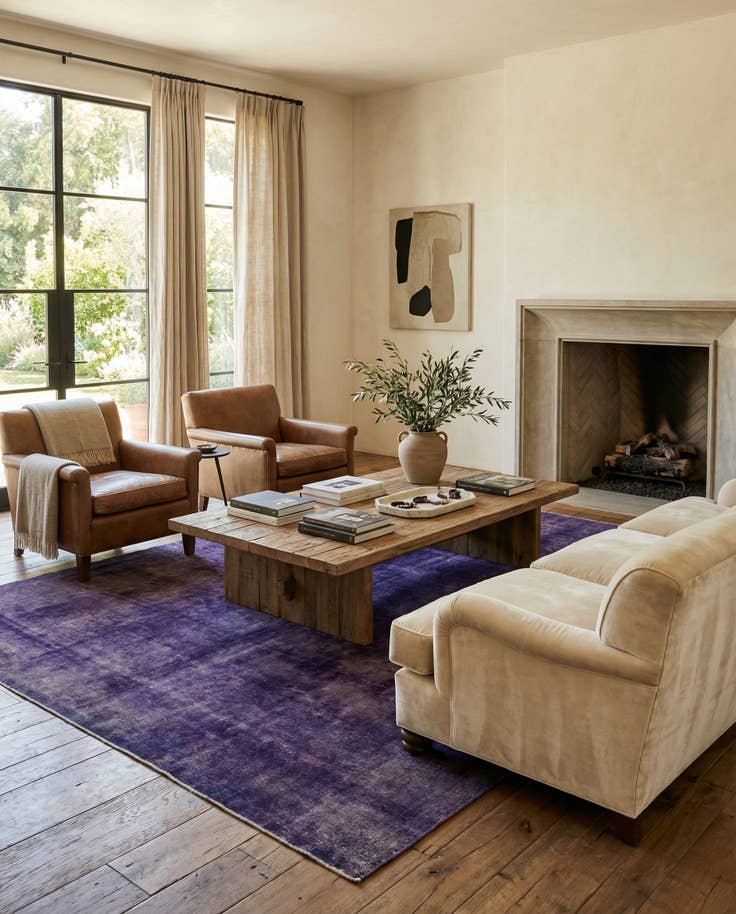 Detail image of 9' 3 x 11' 10 Hand Knotted Ultra Vintage Persian Wool Rug