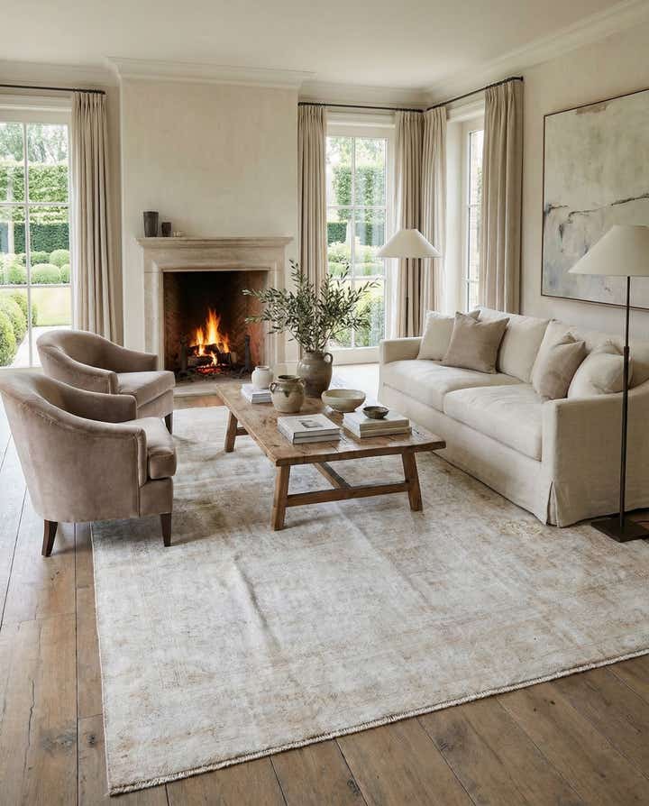 8' 7 x 12' 7 Hand Knotted Ultra Vintage Persian Wool Rug