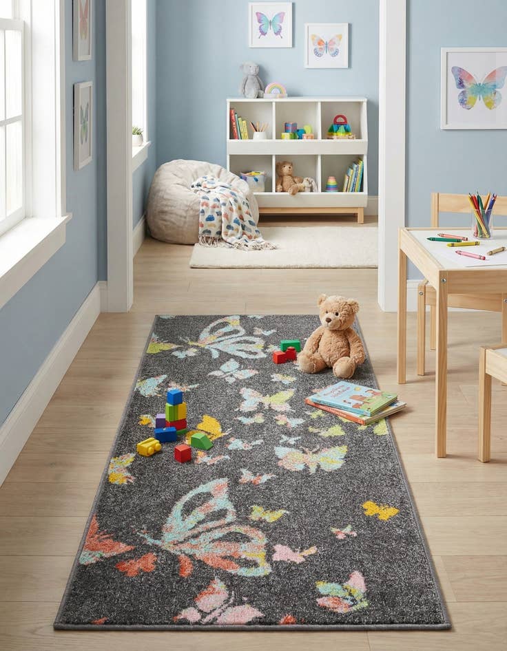 Detail image of 2' 2 x 5' Whimsy Kids Runner Rug