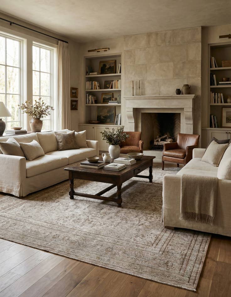 Detail image of 9' 4 x 12' 4 Hand Knotted Ultra Vintage Persian Wool Rug