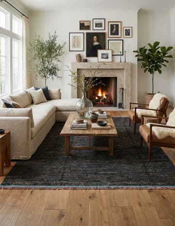 7' 7 x 10' 3 Hand Knotted Moroccan Wool Rug