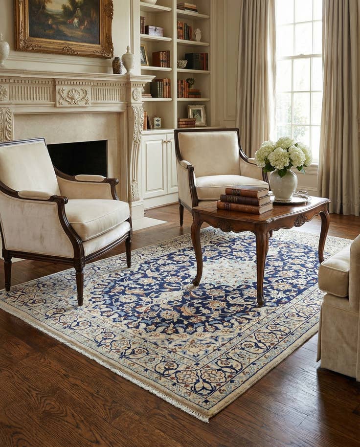Detail image of 4' 2 x 6' 9 Nain Rug
