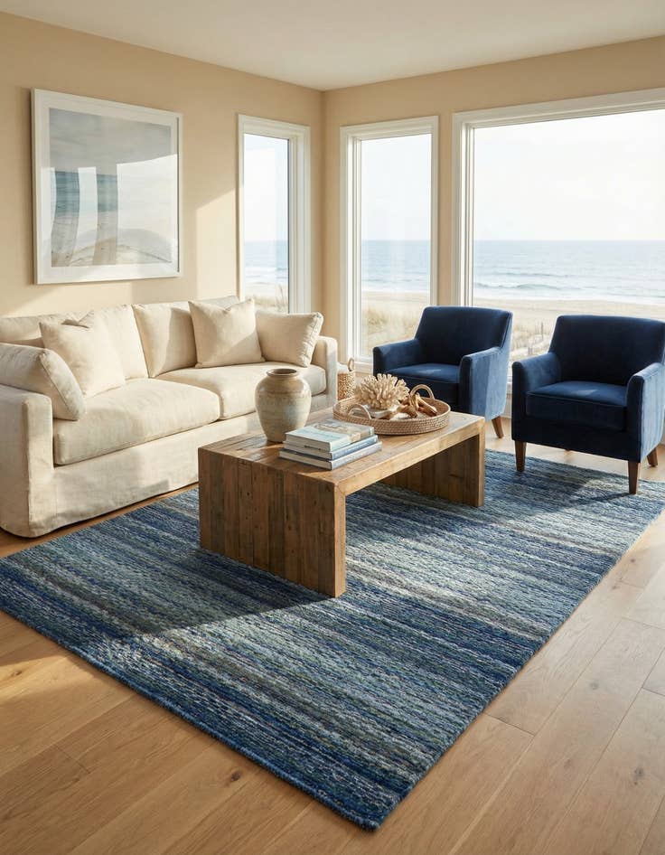 Detail image of 4' x 6'  Hand Knotted Darya Wool Rug