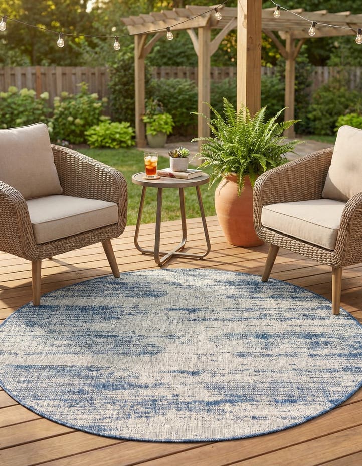 4' x 4' Easy-Clean Modern Indoor / Outdoor...
