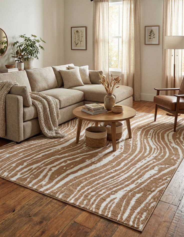 Detail image of 7' 10 x 10' Sepia Rug