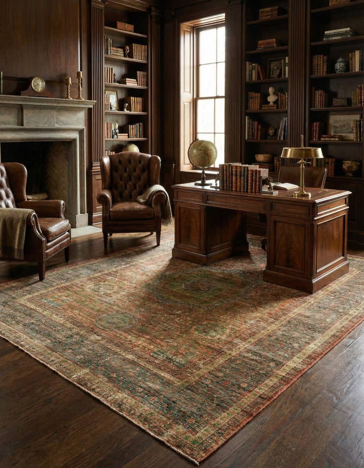 Detail image of 8' x 9' 10 Mamluk Wool Rug