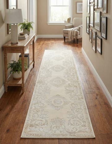 Ivory Finsbury Runner Rug