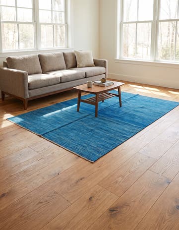 5' 2 x 6' 8 Hand Woven Kilim Modern Wool Rug