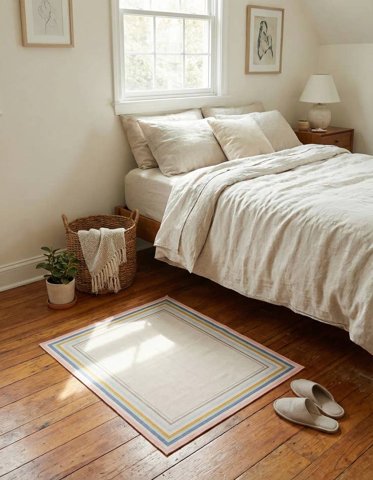 Detail image of 1' 4 x 1' 4 Lotus Sample Rug