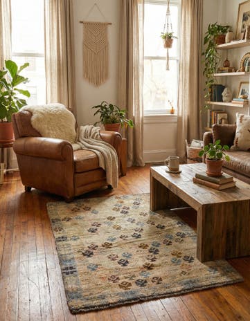 3' 1 x 4' 8 Hand Knotted Balouch Wool Rug