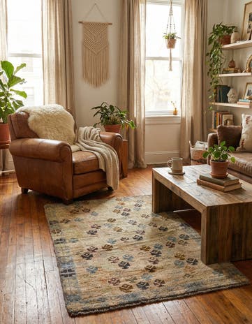 3' 1 x 4' 8 Hand Knotted Balouch Wool Rug