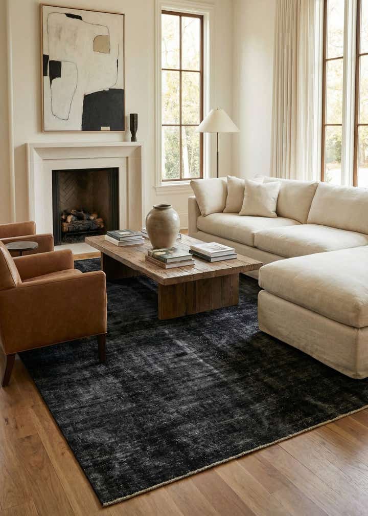 9' 4 x 12' 3 Hand Knotted Ultra Vintage Persian Wool Rug