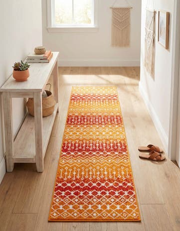 2' 7 x 10' Moroccan Trellis Runner Rug