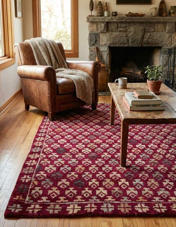 4' 1 x 5' 10 Hand Knotted Balouch Wool Rug