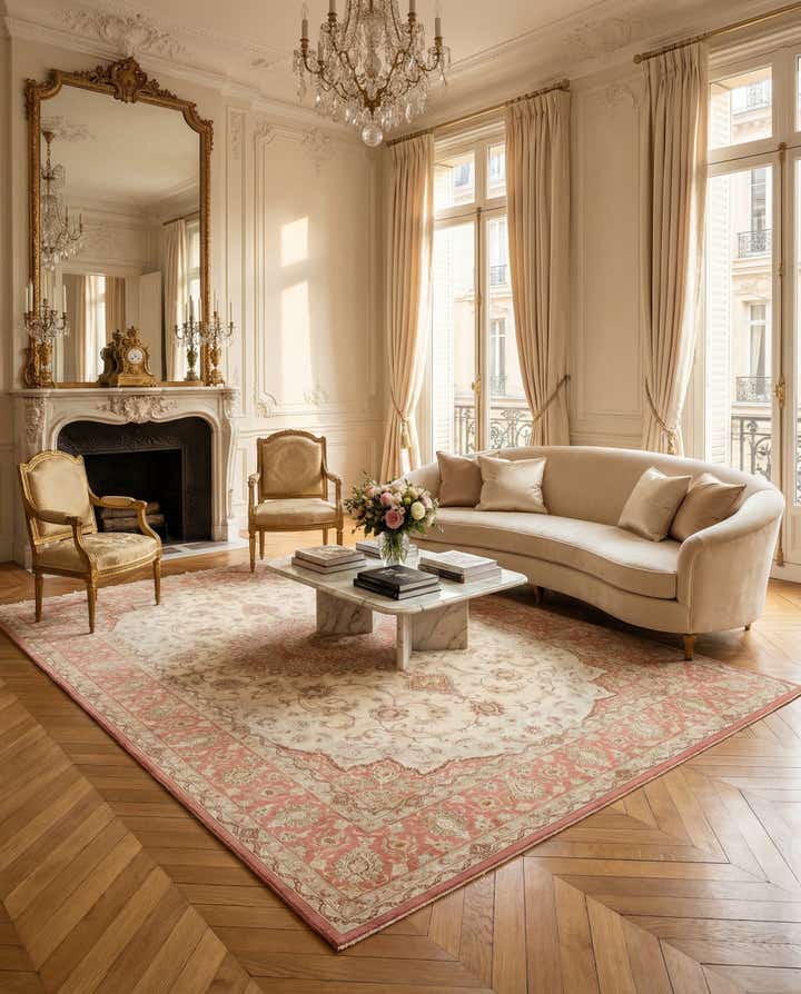 5' 3 x 8' Ghom Silk Rug