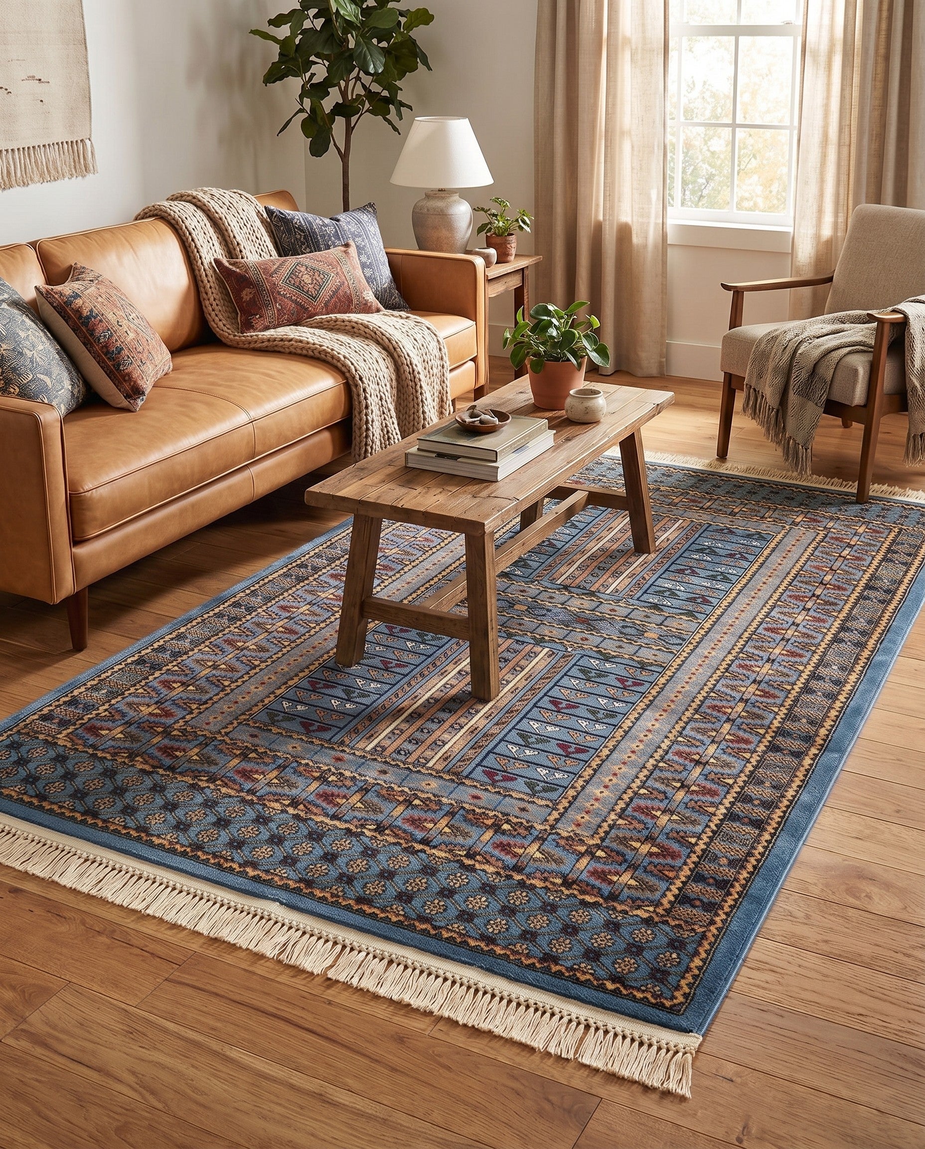 4' x 6' Bokhara Rug