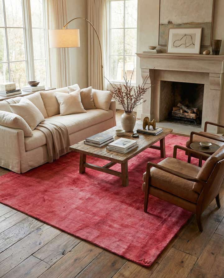 6' 9 x 9' 6 Hand Knotted Darya Persian Wool Rug