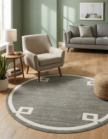 Jill Zarin 5' 3 x 5' 3 Uptown Lenox Hill Round Rug