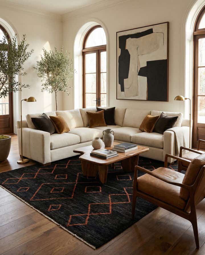 8' 6 x 11' 8 Hand Knotted Moroccan Wool Rug