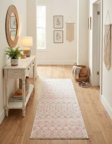 2' x 6' Moroccan Trellis Runner Rug