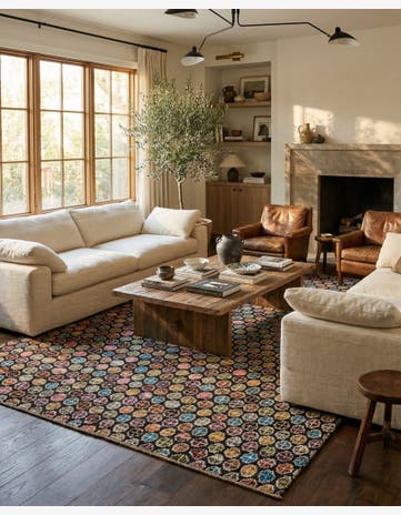 8' 2 x 10' Hand Knotted Darya Wool Rug