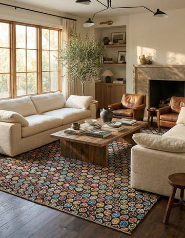 8' 2 x 10' Hand Knotted Darya Wool Rug