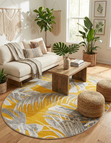 7' 10 x 10' Blossom Oval Rug