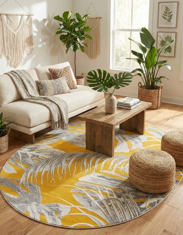 7' 10 x 10' Blossom Oval Rug