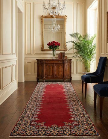 3' 3 x 12' 10 Kerman Wool Runner Rug