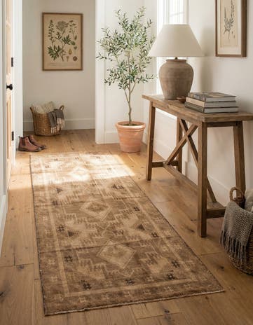3' 5 x 6' 6 Hand Knotted Ultra Vintage Persian Wool Rug