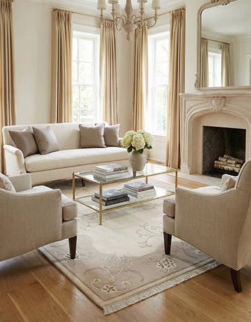5' 1 x 6' 4 Hand Knotted Darya Wool Rug