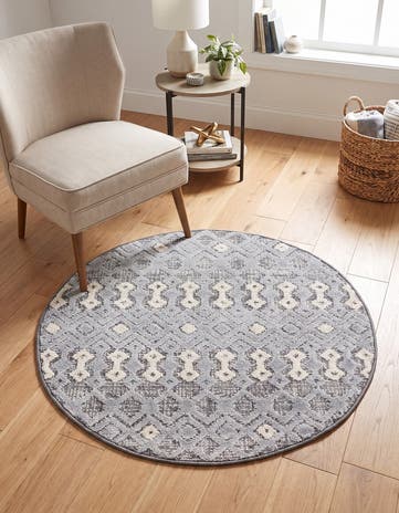 3' 3 x 3' 3 Arlo Round Rug