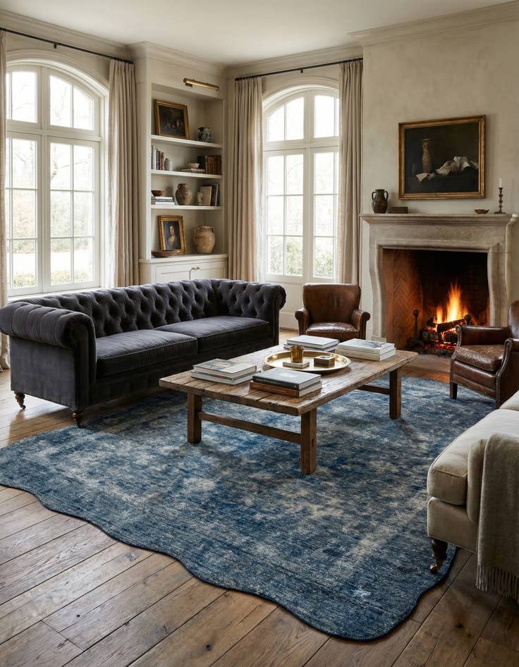 Detail image of  7' 10 x 10' 11  Hand Knotted Ultra Vintage Persian Wool Rug