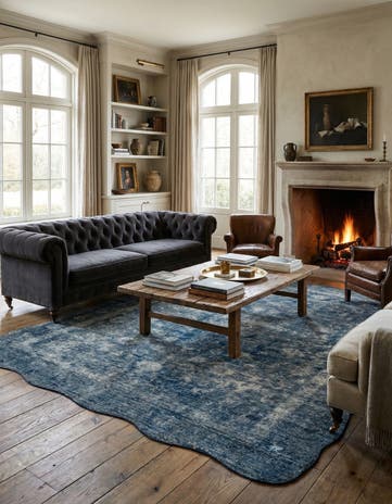 7' 10 x 10' 11 Hand Knotted Ultra Vintage Persian Wool Rug
