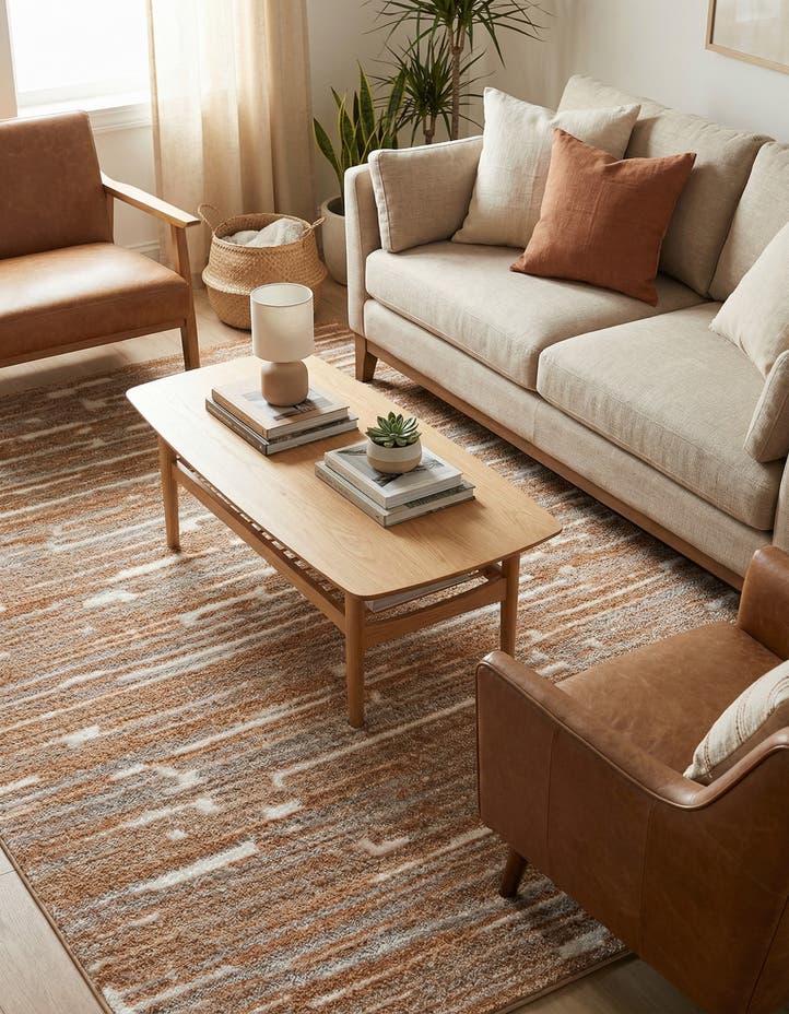 5' x 8' Sepia Rug