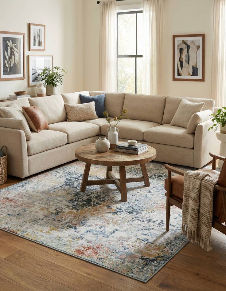 Detail image of 7' 10 x 10' Kamala Washable Rug